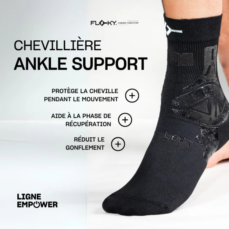 Chevillère Floky Support Noir - Esprit Padel Shop