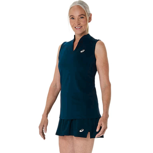 Débardeur Asics Court Tank Bleu Marine Femme - Esprit Padel Shop