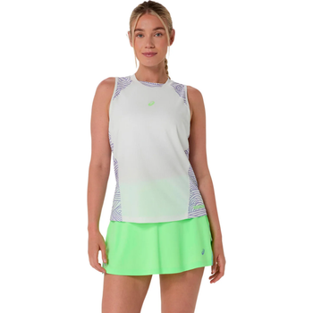 Débardeur Asics Padel Court All Over Print Tank Beige Femme - Esprit Padel Shop