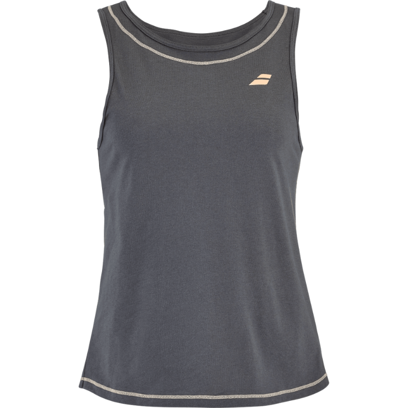 Débardeur Babolat Exercise Cotton Tank Gris Femme 2025 - Esprit Padel Shop