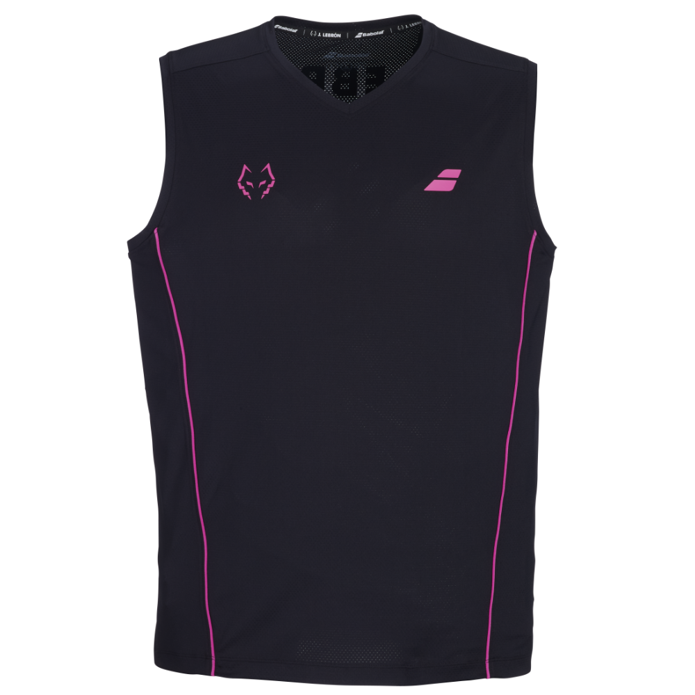 Tanktop Babolat Muscle Tank Lebron Zwart - Esprit Padel Shop
