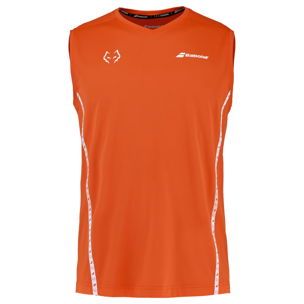 Camisola de alças Babolat Muscle Tank Lebron Laranja 2026 - Esprit Padel Shop