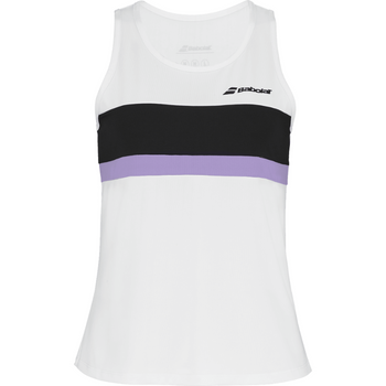 Débardeur babolat Padel Tank Blanc Femme 2025 - Esprit Padel Shop