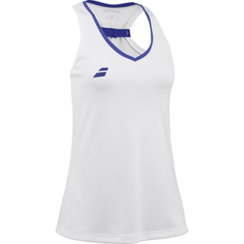 Débardeur Babolat Play Tank Top Blanc Femme 2024 3q - Esprit Padel Shop