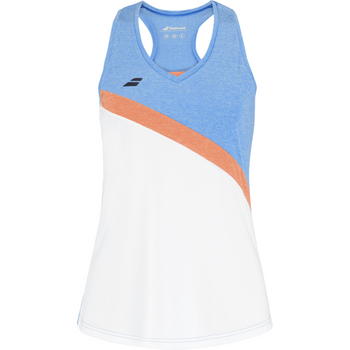 Débardeur Babolat Play Tank Top Blanc Femme 2025 - Esprit Padel Shop