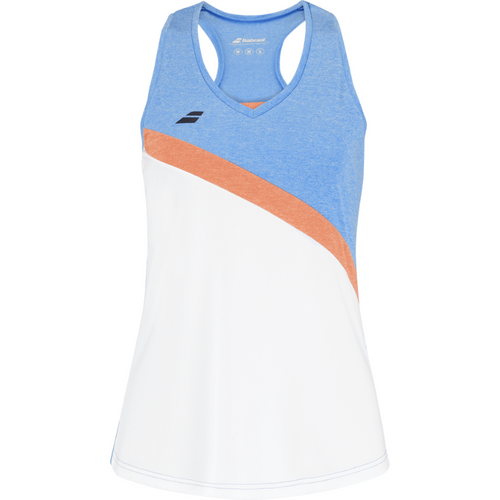Débardeur Babolat Play Tank Top Blanc Femme 2025 - Esprit Padel Shop
