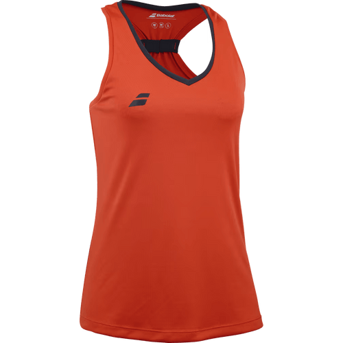 Débardeur Babolat Play Tank Top Roue/Orange Femme 2024 3q - Esprit Padel Shop