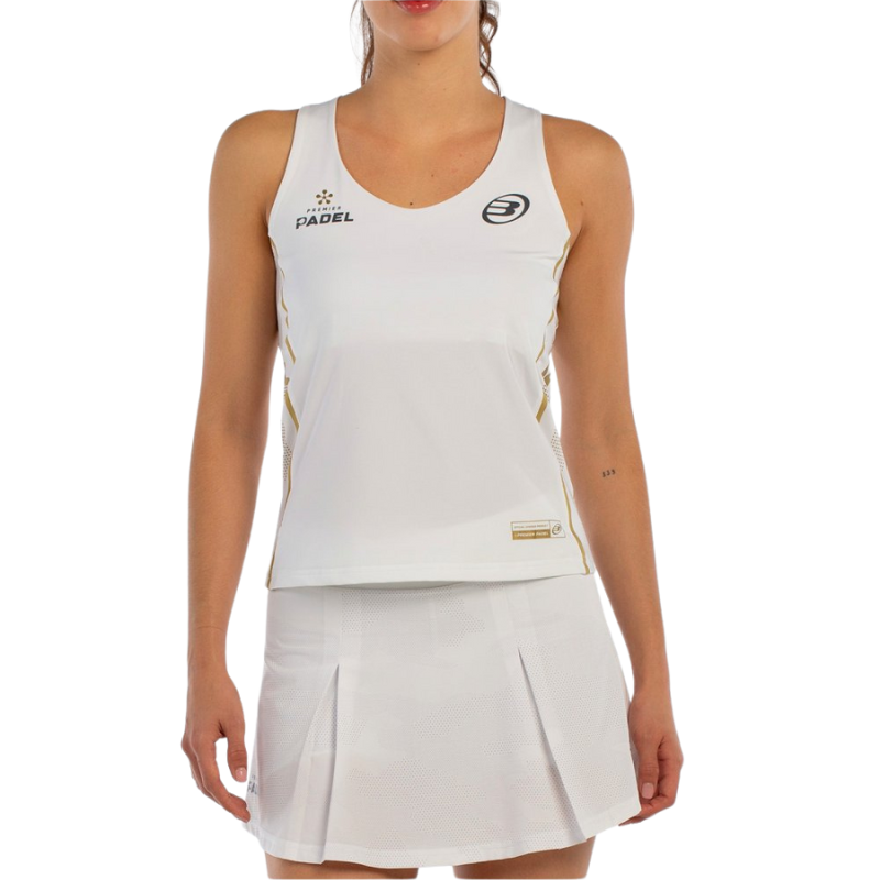 Débardeur Bullpadel Acora Blanc Femme - Esprit Padel Shop