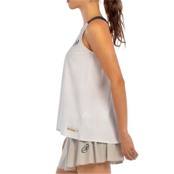 Débardeur Bullpadel Agore Blanc Femme - Esprit Padel Shop