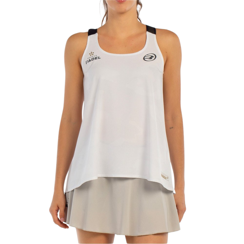 Débardeur Bullpadel Agore Blanc Femme - Esprit Padel Shop
