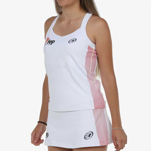 Débardeur Bullpadel Exima Replica FEP Blanc Femme 3q - Esprit Padel Shop