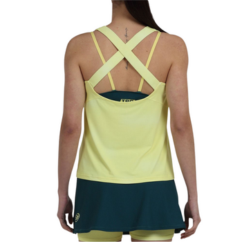 Débardeur Bullpadel Oidio Jaune Dos - Esprit Padel Shop