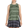 Camiseta de tirantes Bullpadel Parnav Caqui Mujer