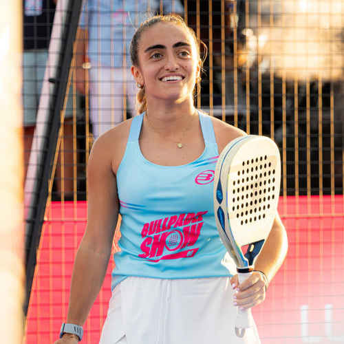 Débardeur Bullpadel Show Bleu Femme - Esprit Padel Shop