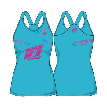 Débardeur Bullpadel Show Bleu Femme - Esprit Padel Shop
