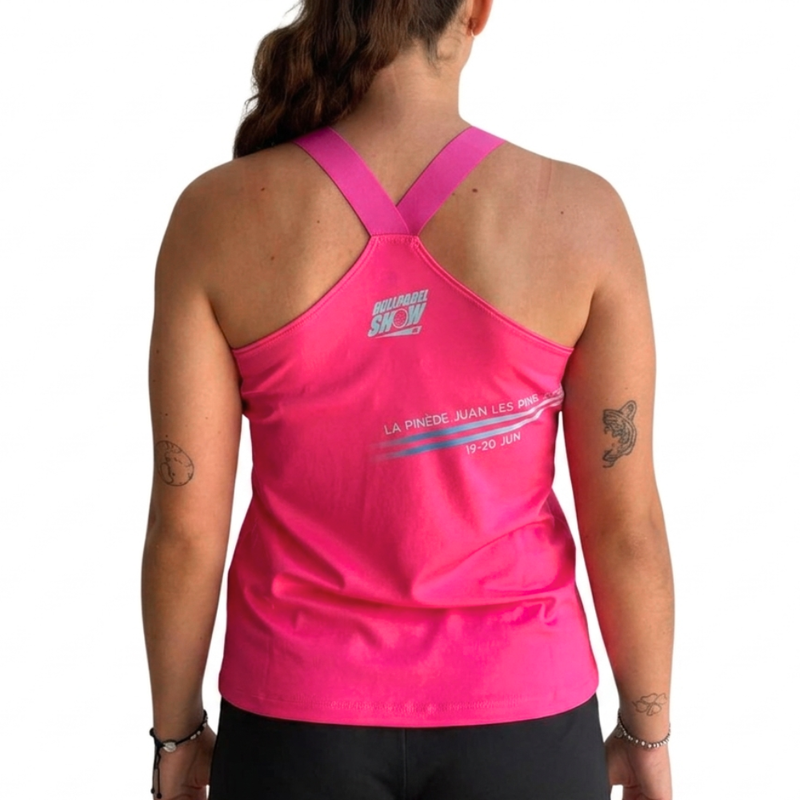 Débardeur Bullpadel Show Rose Femme - Esprit Padel Shop