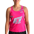 Camiseta de tirantes Bullpadel Show Rosa Mujer