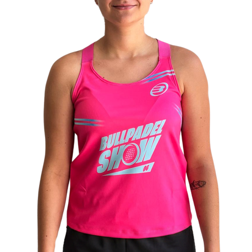 Débardeur Bullpadel Show Rose Femme - Esprit Padel Shop