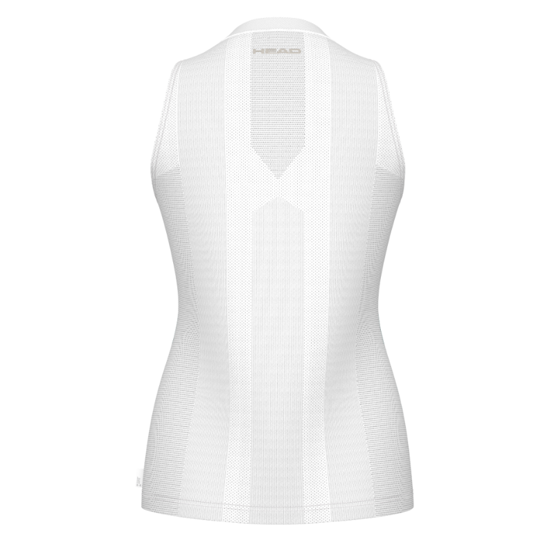 Débardeur Head Performance Tank Top Blanc/Gris Femme - Esprit Padel Shop