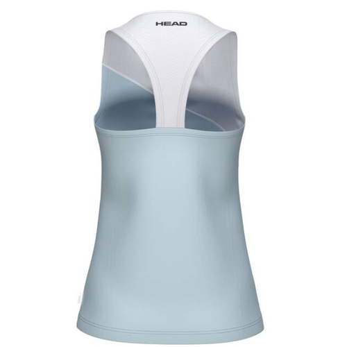 Débardeur Head Spirit Tank Top Blanc/Bleu Femme -  Esprit Padel Shop