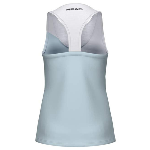 Débardeur Head Spirit Tank Top Blanc/Bleu Junior Girl - Esprit Padel Shop