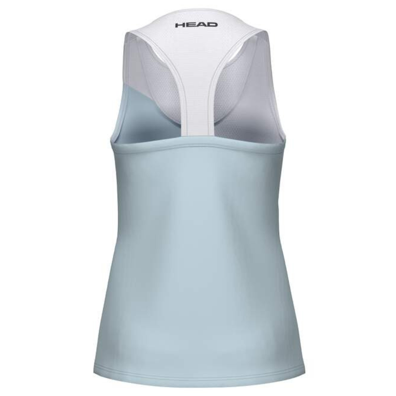 Débardeur Head Spirit Tank Top Blanc/Bleu Junior Girl - Esprit Padel Shop