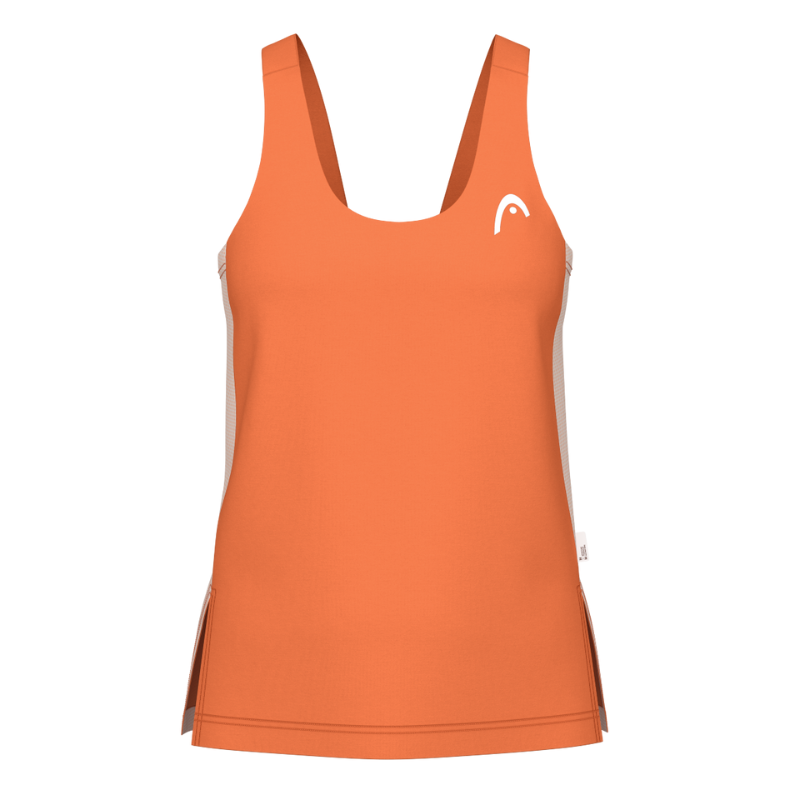 Débardeur Head Spirit Tank Top Orange Femme - Esprit Padel Shop
