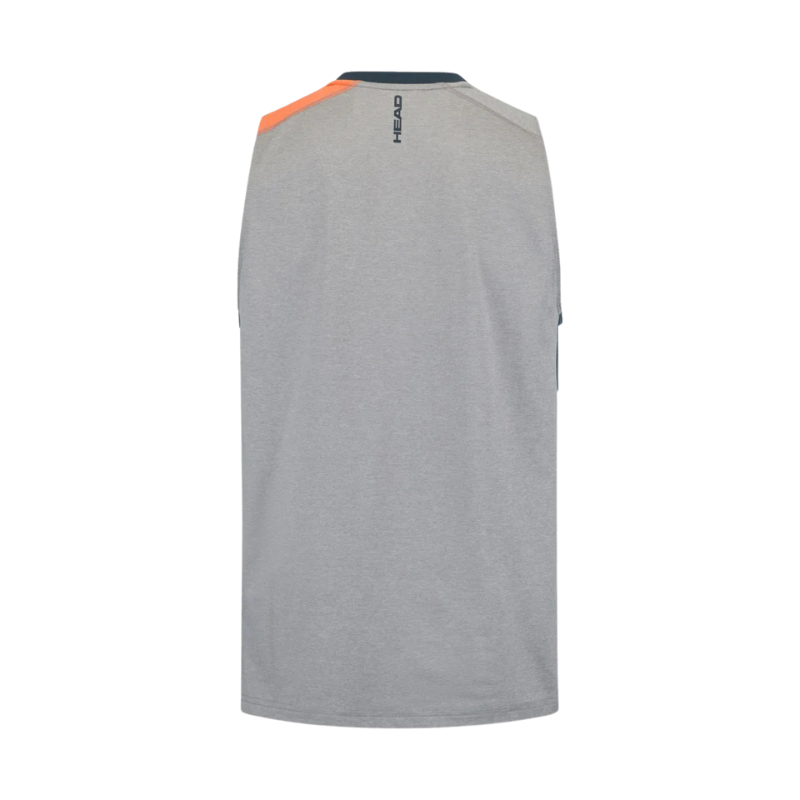 Débardeur Head Tank Top Gris/Orange - Esprit Padel Shop