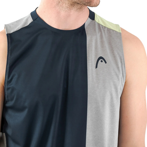 Débardeur Head Tank Top Gris/Vert - Esprit Padel Shop