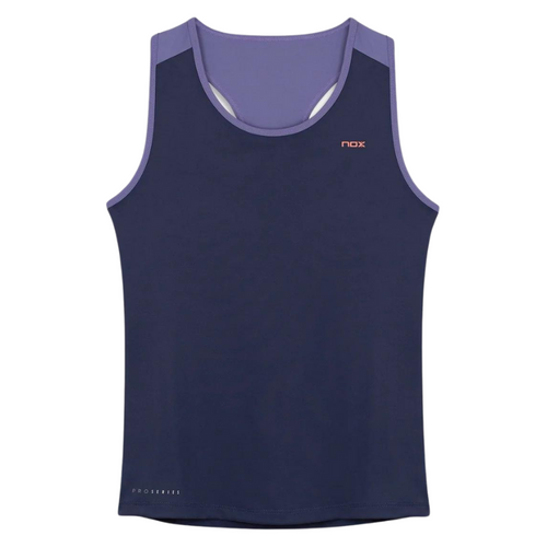 Débardeur Nox Pro Bleu Marine Femme Face - Esprit Padel Shop