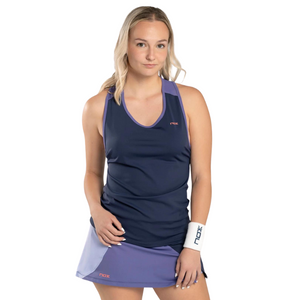 Débardeur Nox Pro Bleu Marine Femme Face - Esprit Padel Shop