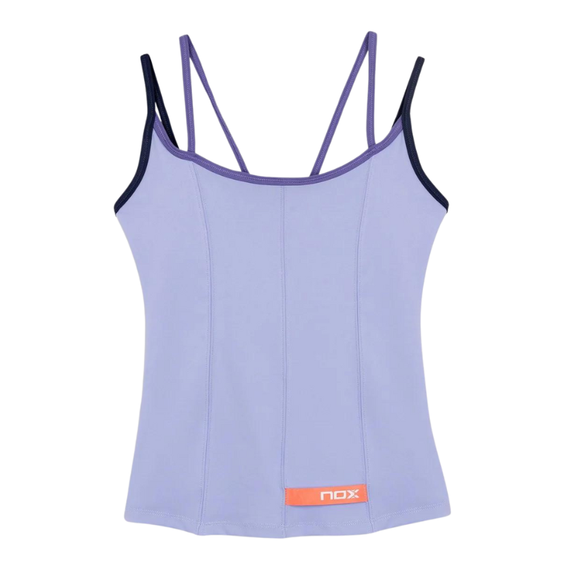 Débardeur Nox Pro Violet Femme Face - Esprit Padel Shop