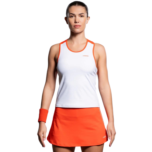 Débardeur Nox Team Blanc/Rouge Femme - Esprit Padel Shop