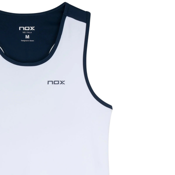 Débardeur Nox Team Blanc/Bleu Femme - Esprit Padel Shop
