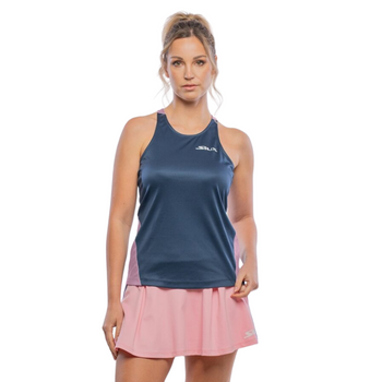 Débardeur Siux Jamming Bleu/Rose Femme Face - Esprit Padel Shop