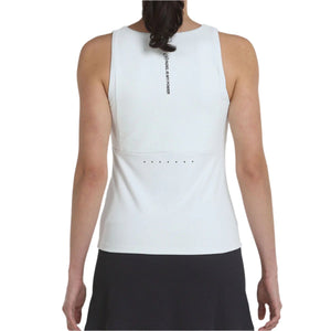 Débardeur Bullpadel Porru Blanc Femme dos - Esprit Padel Shop