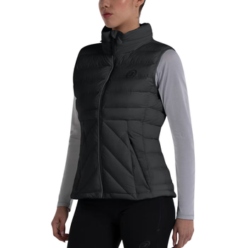 Piumino smanicato Bullpadel Esela Donna Nero - Esprit Padel Shop