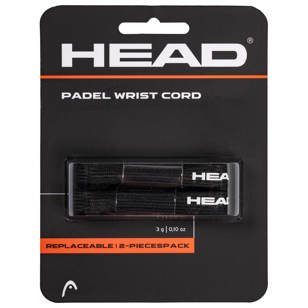 Dragonne Head Replaceable Padel Cord Noir x2 - Esprit Padel Shop