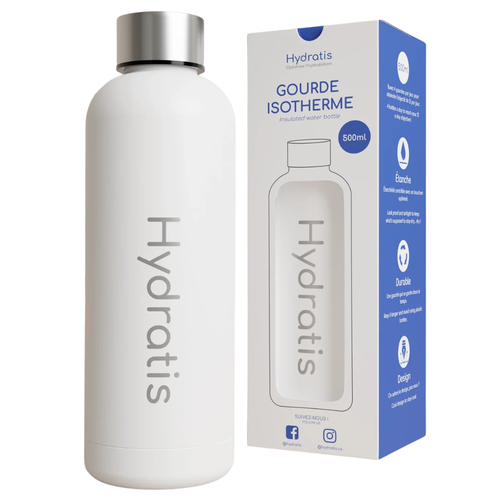 Gourde Hydratis 500ml Blanc - Esprit Padel Shop