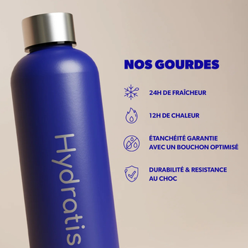 Gourde Hydratis 500ml Rouge - Esprit Padel Shop