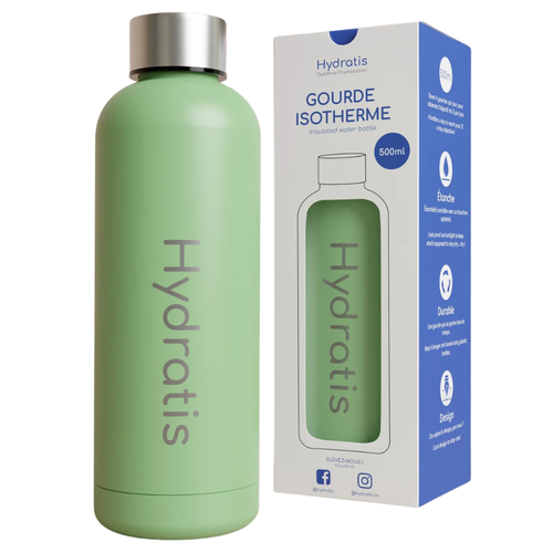 Gourde Hydratis 500ml Vert - Esprit Padel Shop