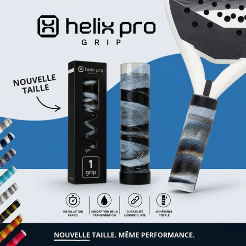 Grip Helix Pro Blanco/Negro x1 - Esprit Padel Shop