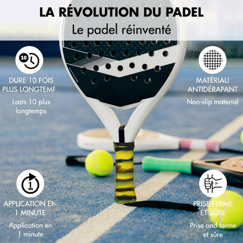 Grip Helix Pro Noir/Jaune - Esprit Padel Shop