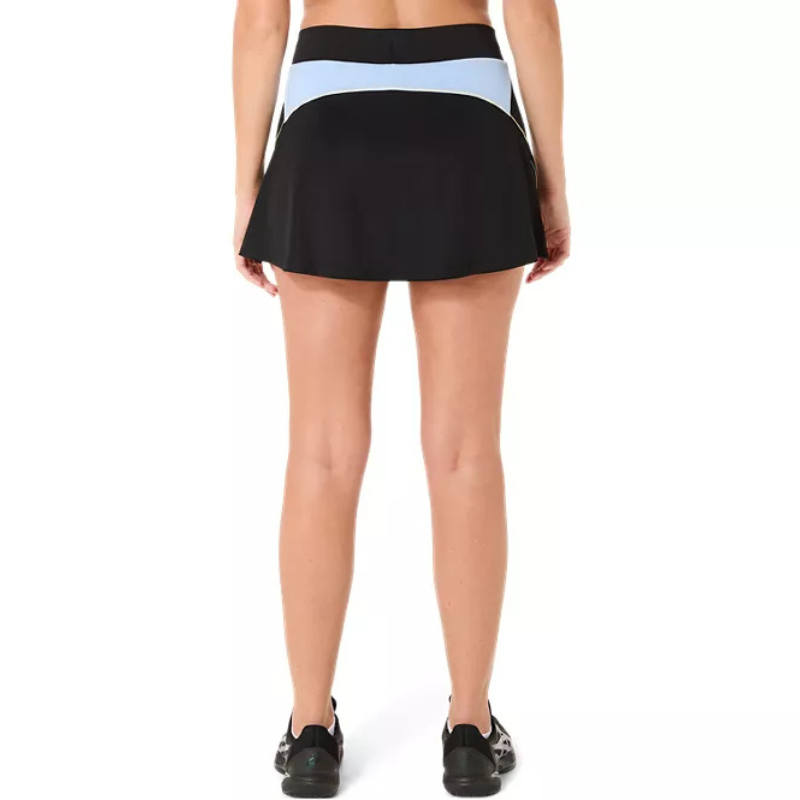 Jupe Asics Padel Court Skirt Noir Femme - Esprit Padel Shop