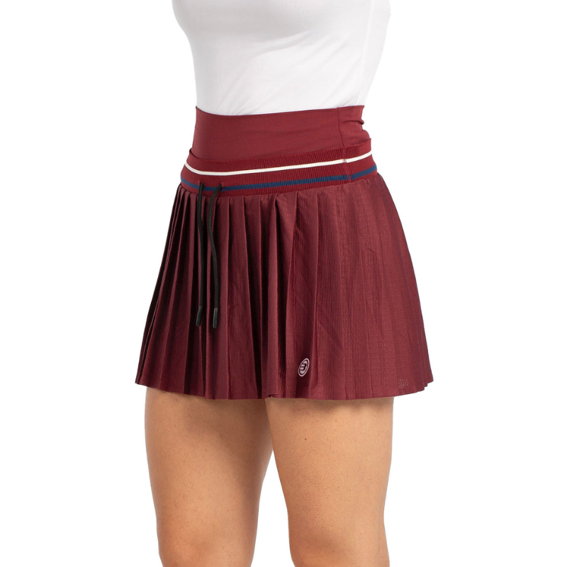 Jupe Bullpadel Atria Rouge Femme - Esprit Padel Shop 