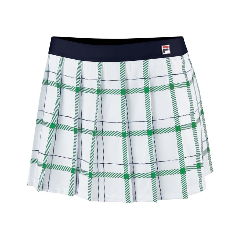 Jupe Fila Liv Blanc/Vert Femme - Esprit Padel Shop