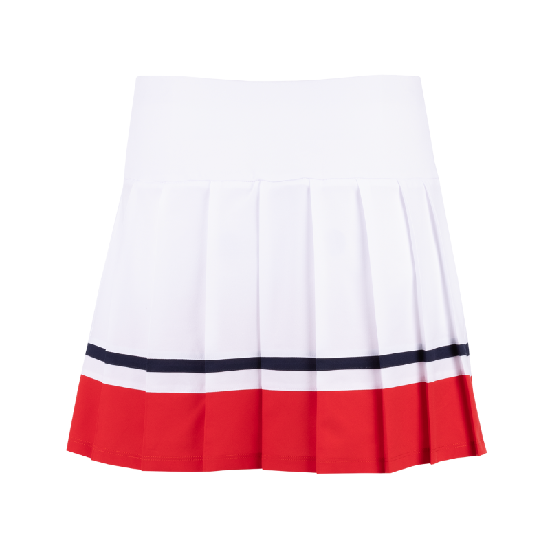 Jupe Fila Sabine Blanc/Rouge Femme - Esprit Padel Shop
