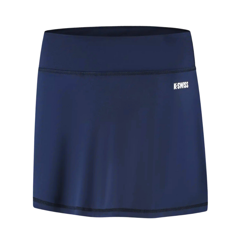 Jupe K-Swiss Hypercourt High Waist Skirt Bleu Marine Femme - Esprit Padel Shop