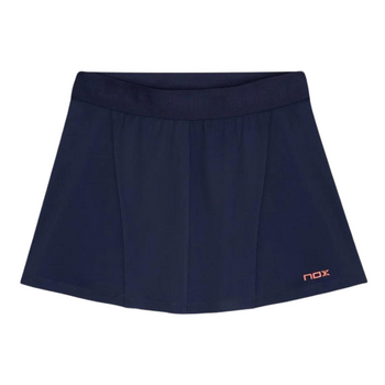 Jupe Nox Pro Bleu Marine Femme Face - Esprit Padel Shop