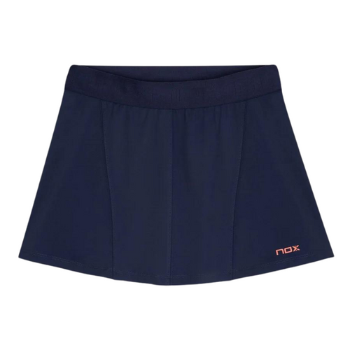 Jupe Nox Pro Bleu Marine Femme Face - Esprit Padel Shop